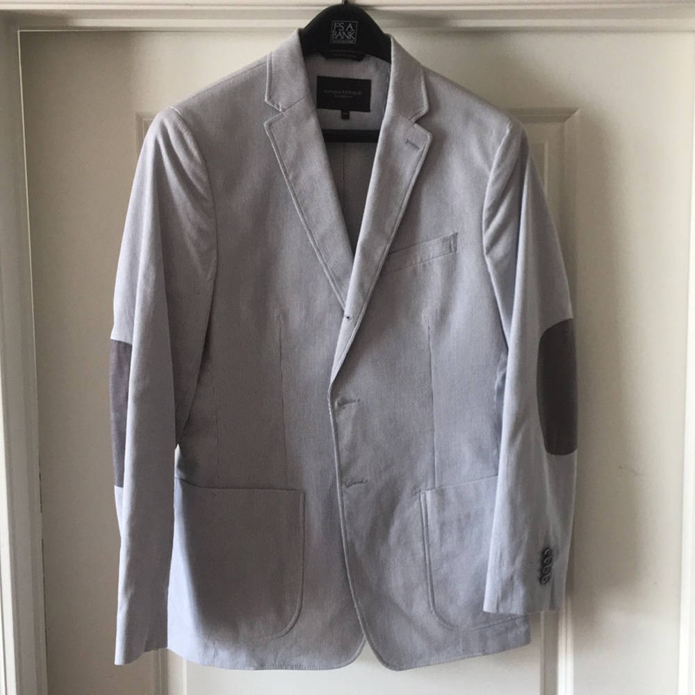 Banana Republic Tailored Fit Seersucker Blazer